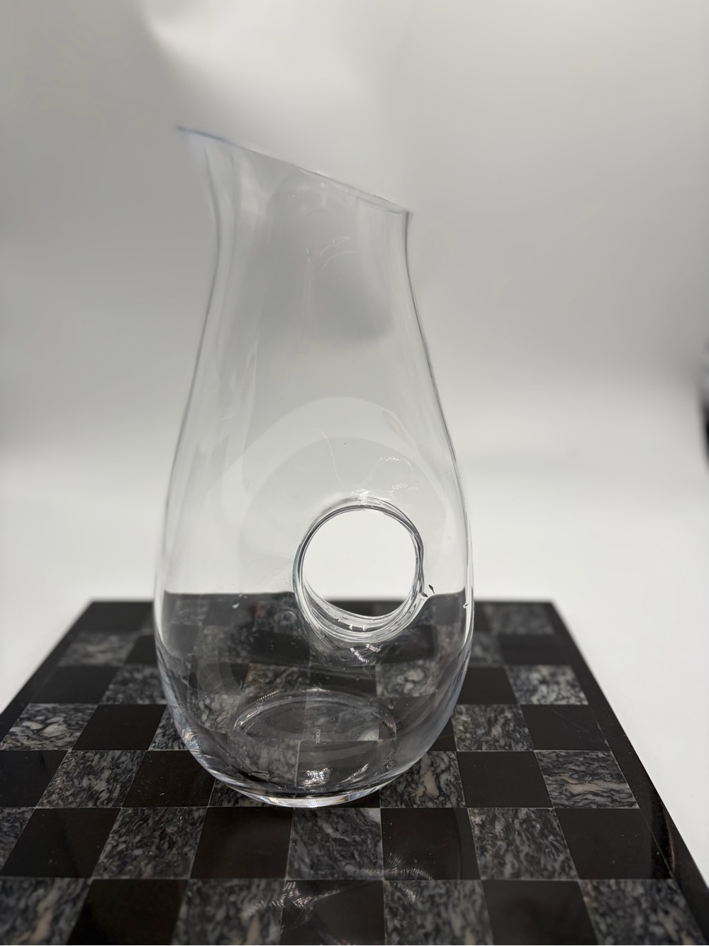 Vintage Lenox Glass Vase | Clear Art Glass Vessel